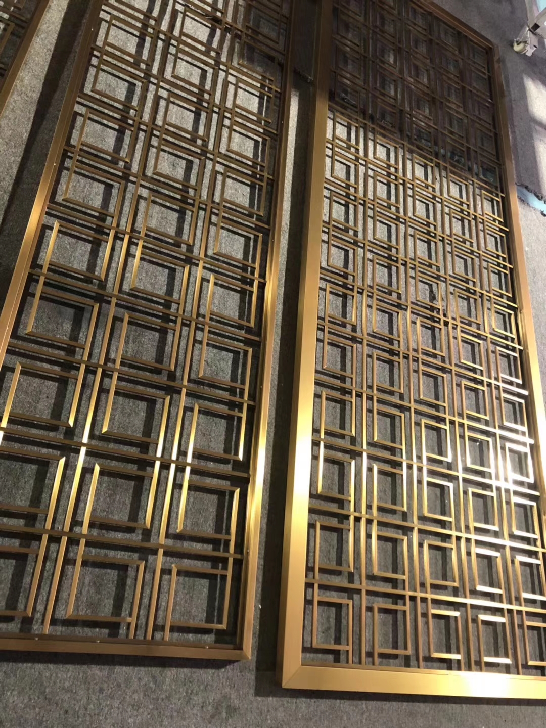 天津酒店装饰专用不锈钢屏风  不锈钢花格  客厅屏风隔断