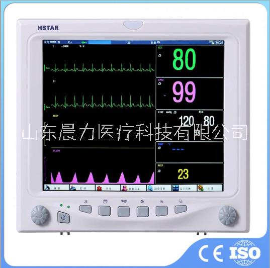济宁市医用彩色液晶TFT显示心电监护仪厂家