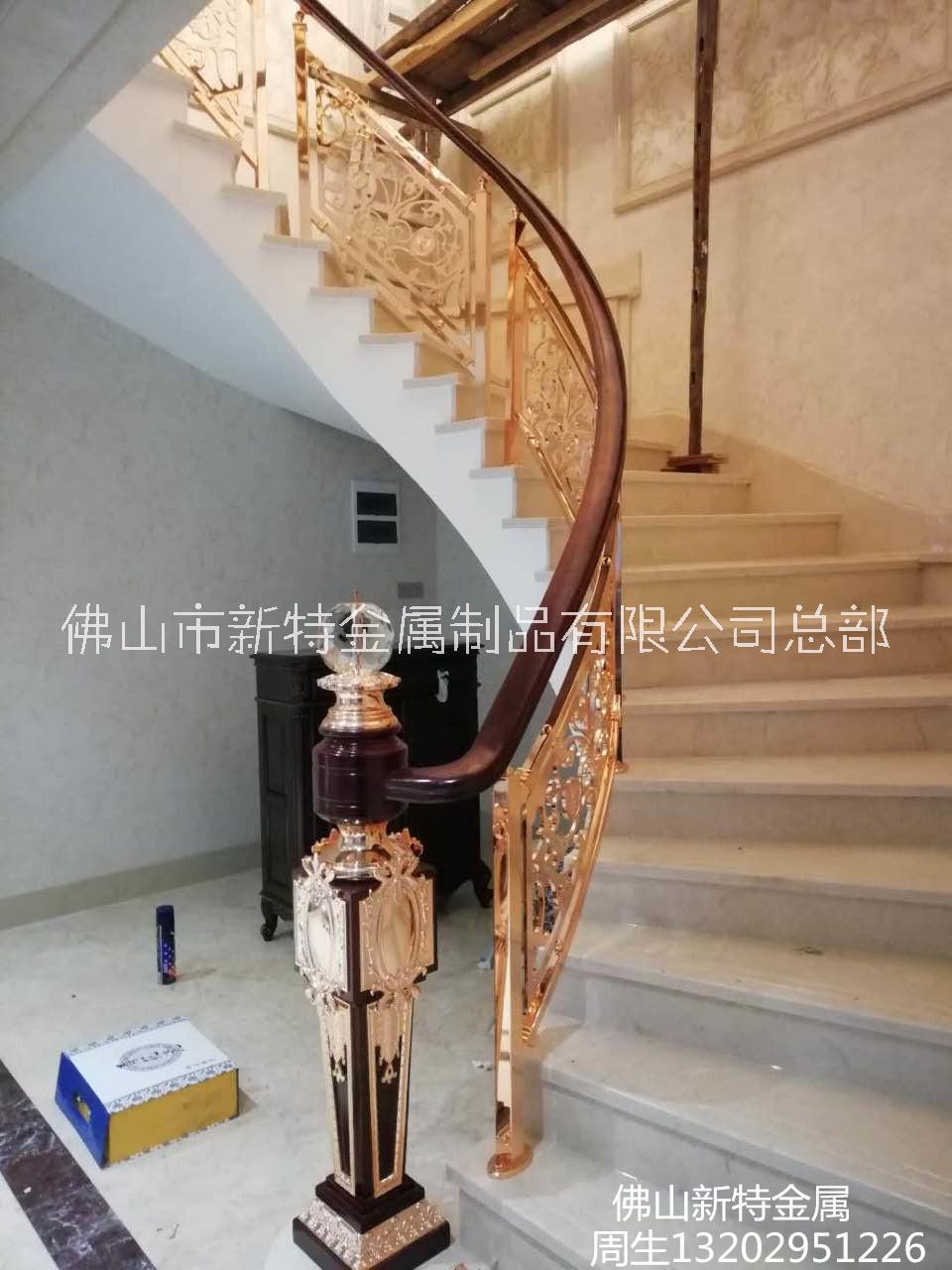 上海酒店铜铝楼梯护栏转折的平台上海酒店铜铝楼梯护栏转折的平台怎么设计