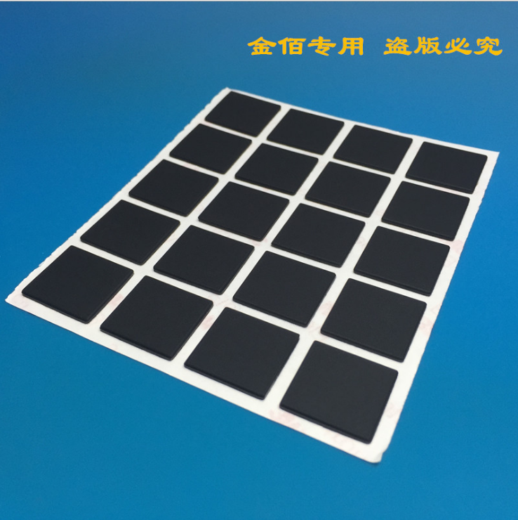 橡胶垫磨砂黑色硅胶垫 耐磨止滑正方形胶垫 防静电硅胶 橡胶垫