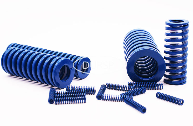 ISO 10243标准模具弹簧 蓝色模具弹簧 矩形弹簧 扁线弹簧 欧标弹簧 ISO 10243标准模具弹簧图片