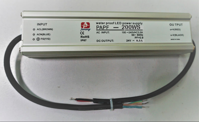 LED防水开关电源 PAPF-200WS 广州市普能电子有限公司图片