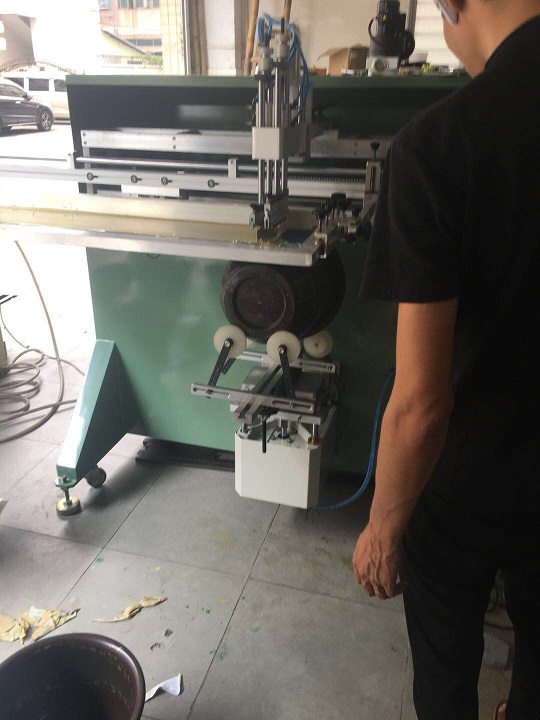 花盆丝印机塑料盆丝印机制造厂家图片