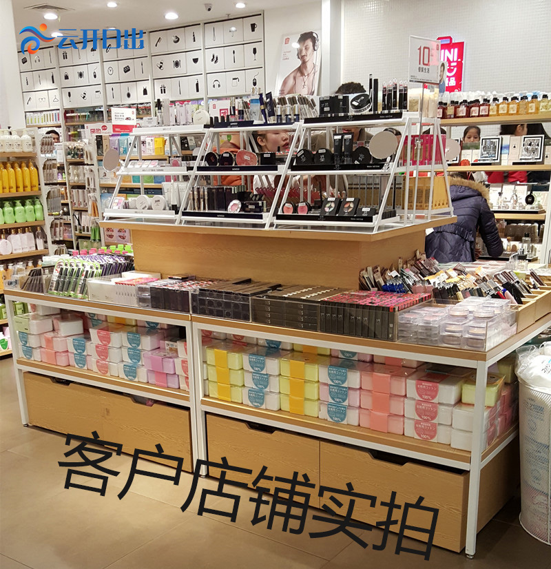 百货商店展示架 货架展示架定制 精品店货架 广州山月货架有限公司