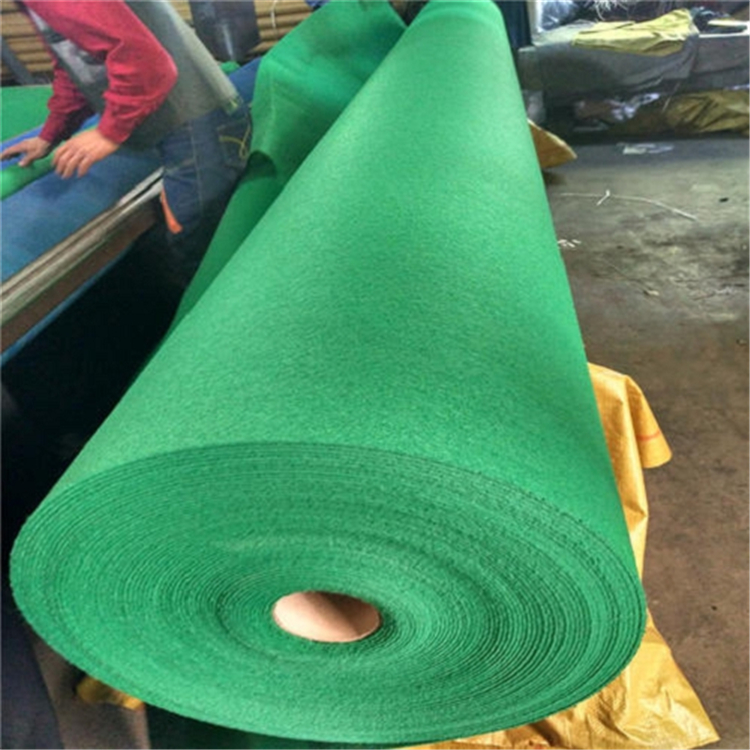 河南防水环保150g绿色土工布厂家价格哪家好图片
