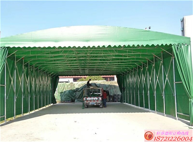 上海推拉棚 推拉棚定制 推拉棚价格 轩誉雨篷厂家