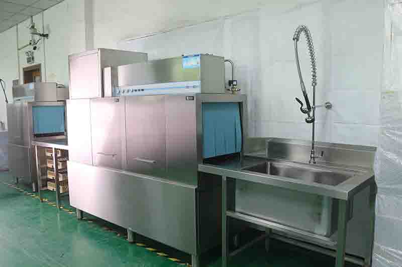 圣托顺德深圳通道式洗碗机新型带消毒烘干功能