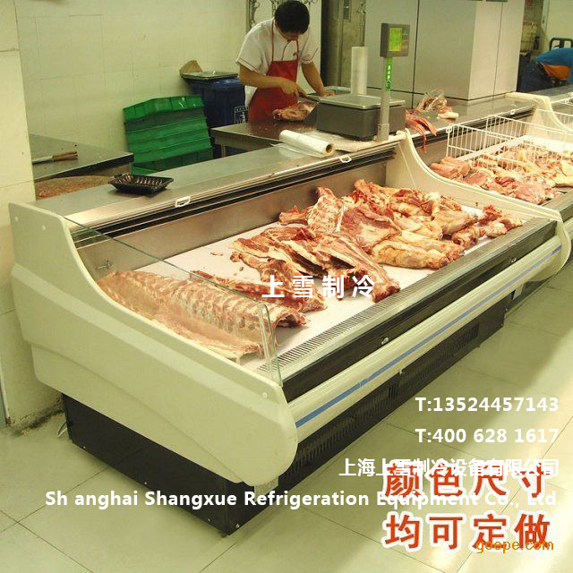 供应冷鲜肉柜 超市猪肉柜 鲜肉展示柜