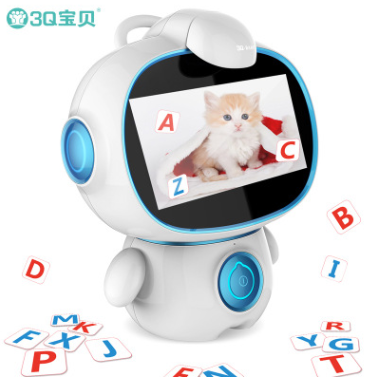 3Q宝贝AR教育陪伴智能机器人早教机 高科技语音对话儿童学习玩具
