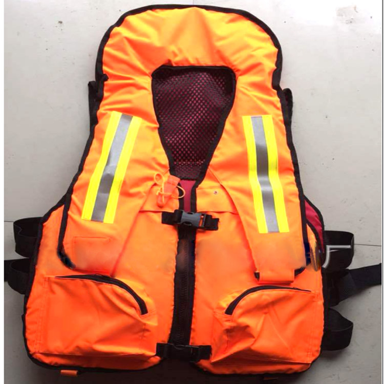 安航供XJSY50/100/15气胀消防救生衣　消防海警专用 防汛消防员救生衣图片