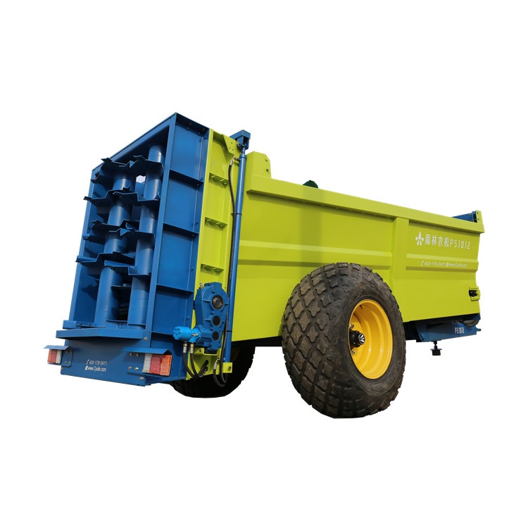 拖拉机牵引式12吨农家肥抛肥机