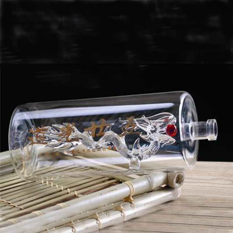 直管玻璃白酒瓶 创意直管形玻璃酒瓶定制厂家