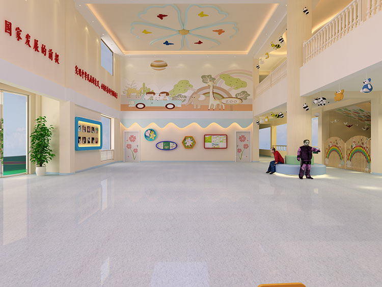 郑州幼儿园装修设计—孩子喜欢啥样的幼儿园图片