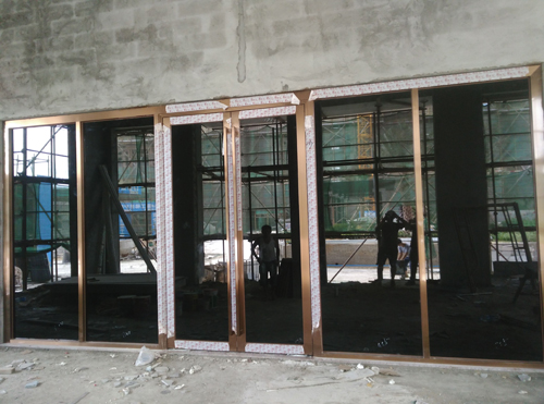 地弹簧玻璃门深圳精石门业专业制作304地弹簧玻璃门厂家直供上门安装