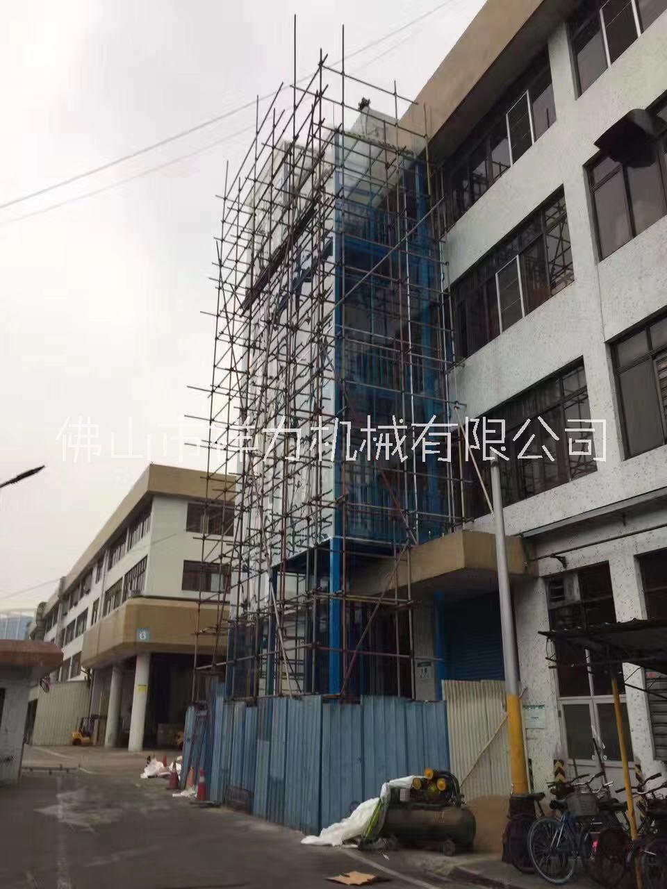 惠州货梯厂家定制500kg小型简易货梯货物承重卸货升降机 两层电梯 无噪音货梯图片