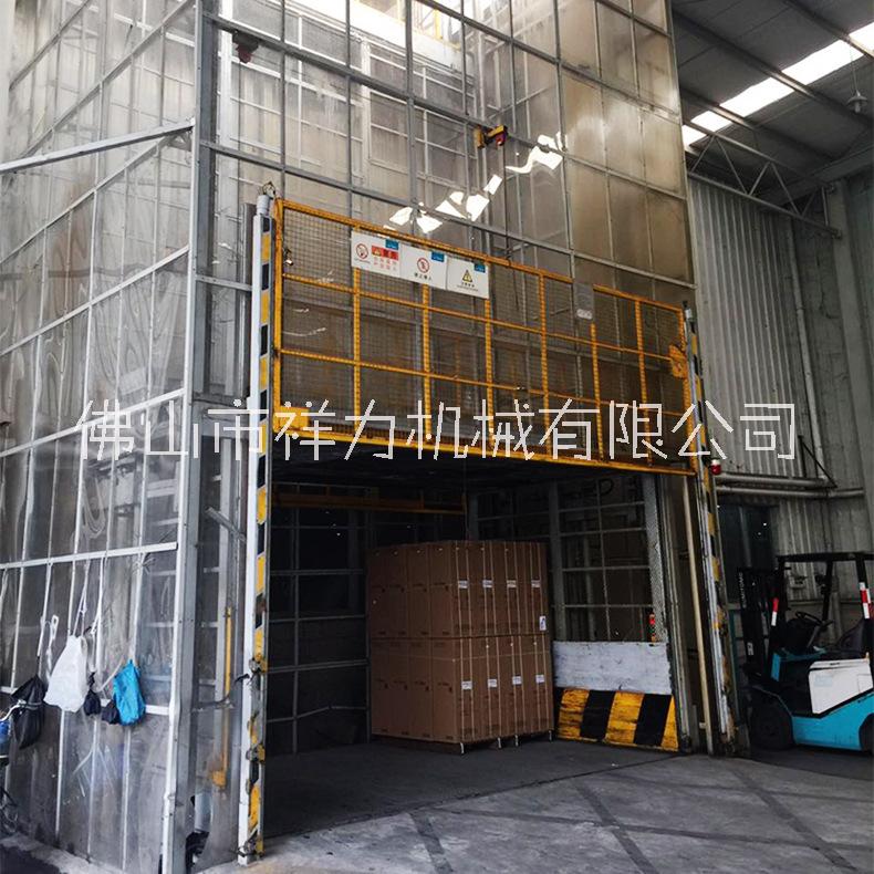 广东佛山祥力 大件货物搭载货梯 10米全自动升降机 四柱货梯图片