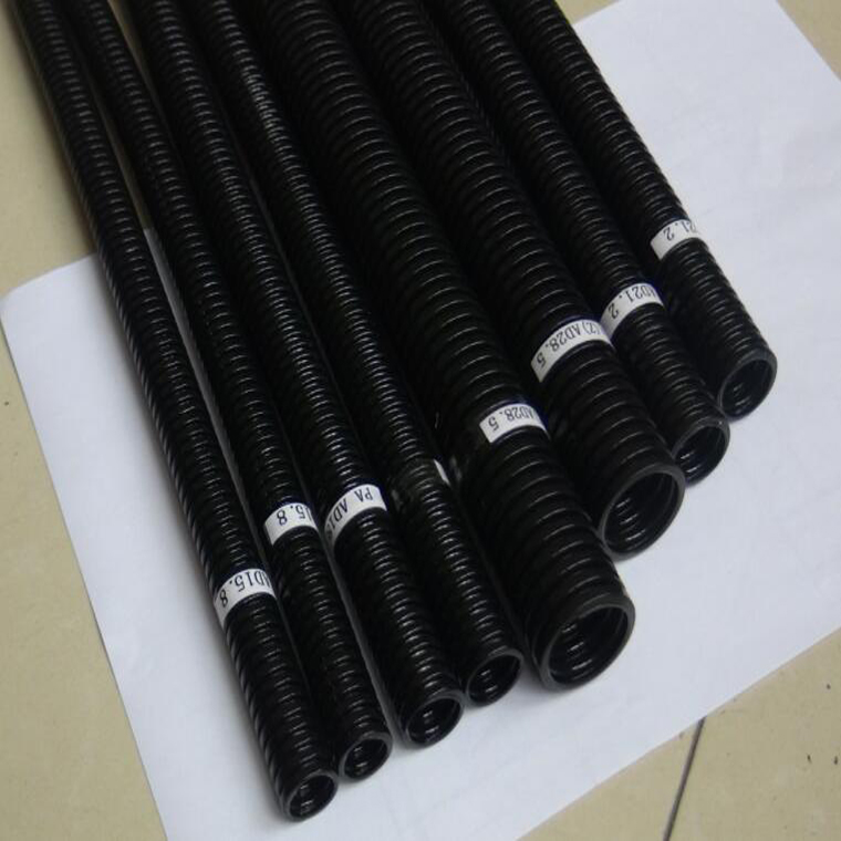 厂家供应PP阻燃波纹管 单开口穿线软管 尼龙软管 蛇形电缆套管