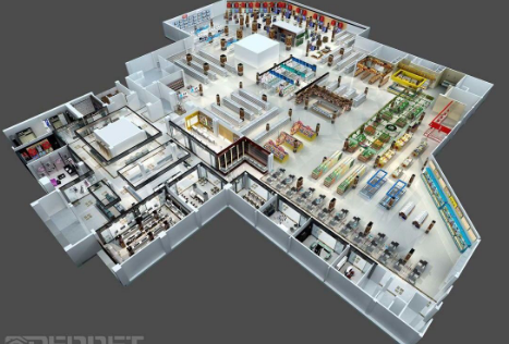 长沙生活精品超市设计 长沙社区超市设计咨询长沙壹番设计图片