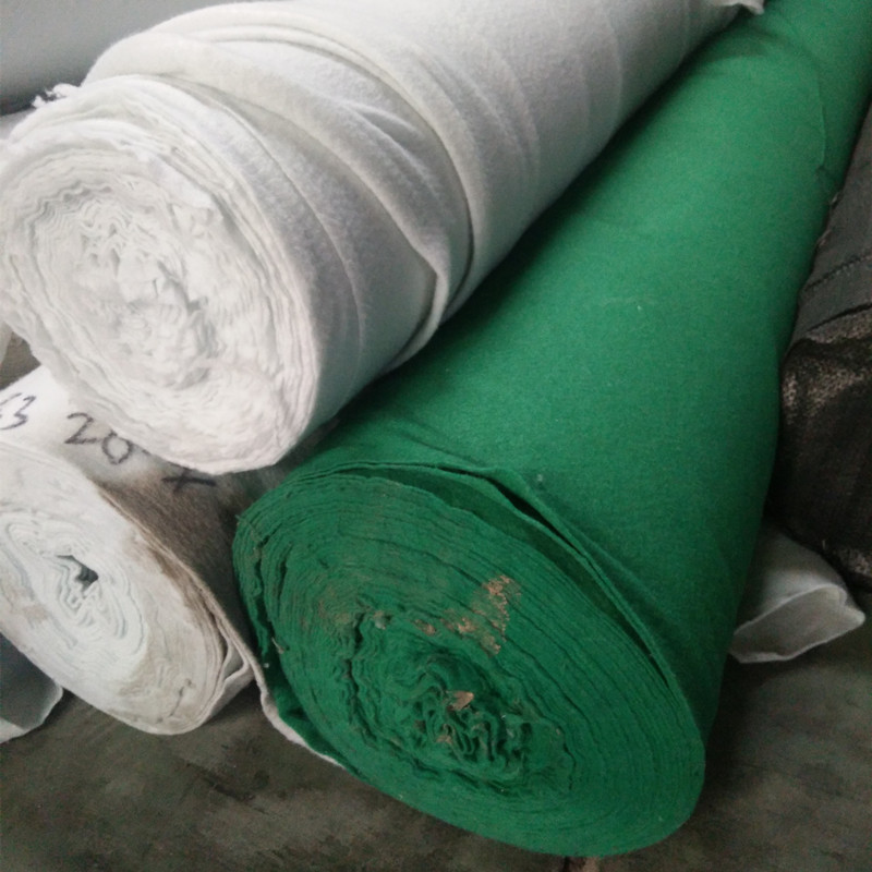 防尘土工布绿色保温覆盖涤纶土工布可降解图片