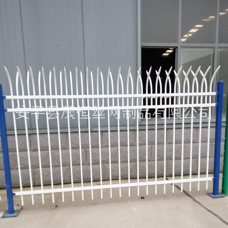 厂家直销锌钢护栏组装式围墙栏杆定做喷塑铁艺护栏现货供应图片