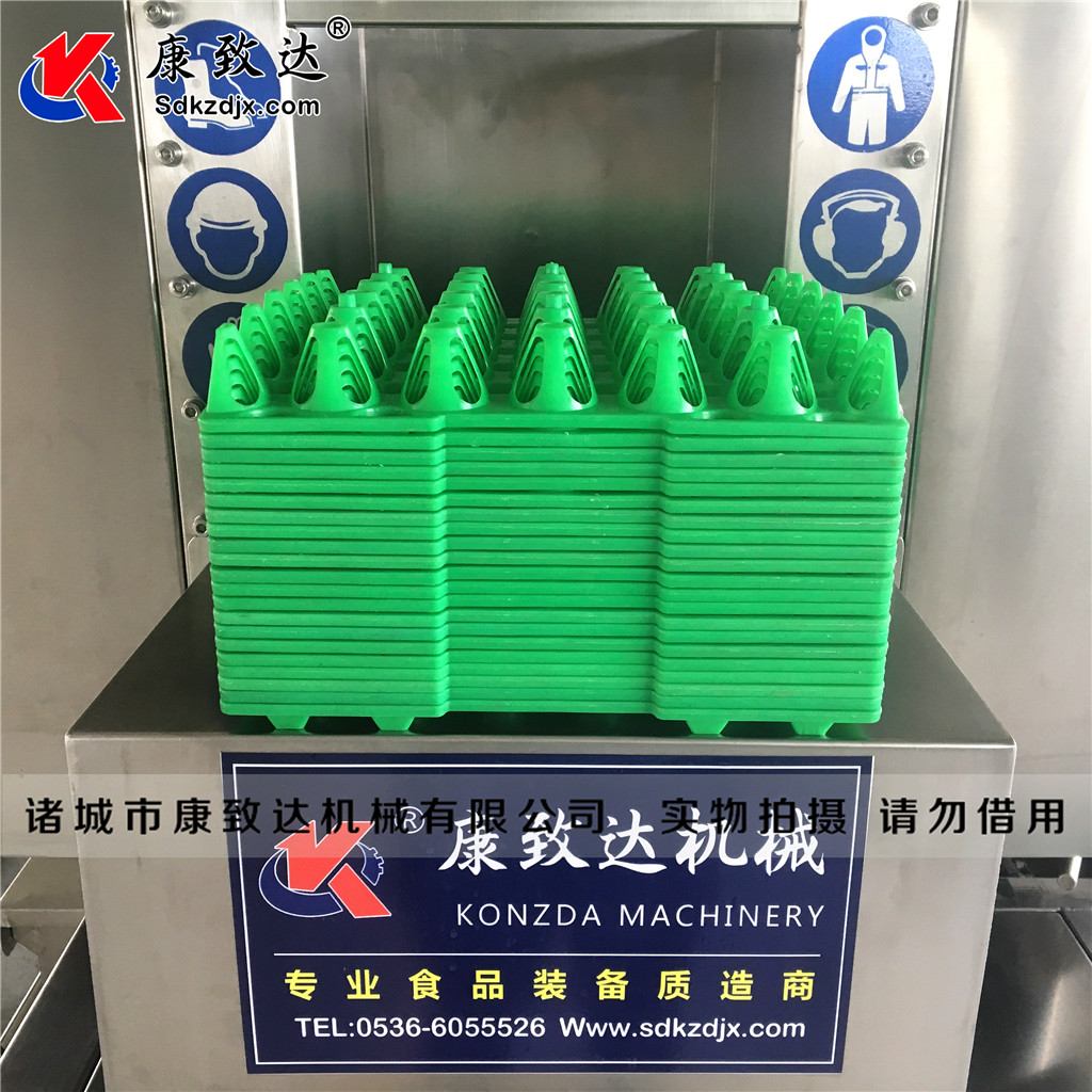 潍坊市蛋托清洗机厂家康致达食品级304不锈钢 蛋托清洗机