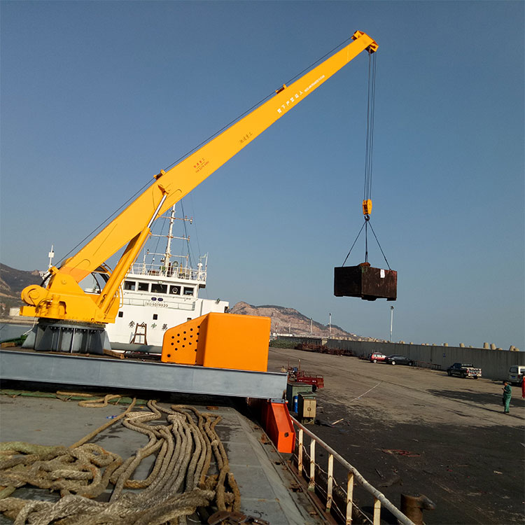 船吊 供应码头港口船吊起重机 渔船用伸图片