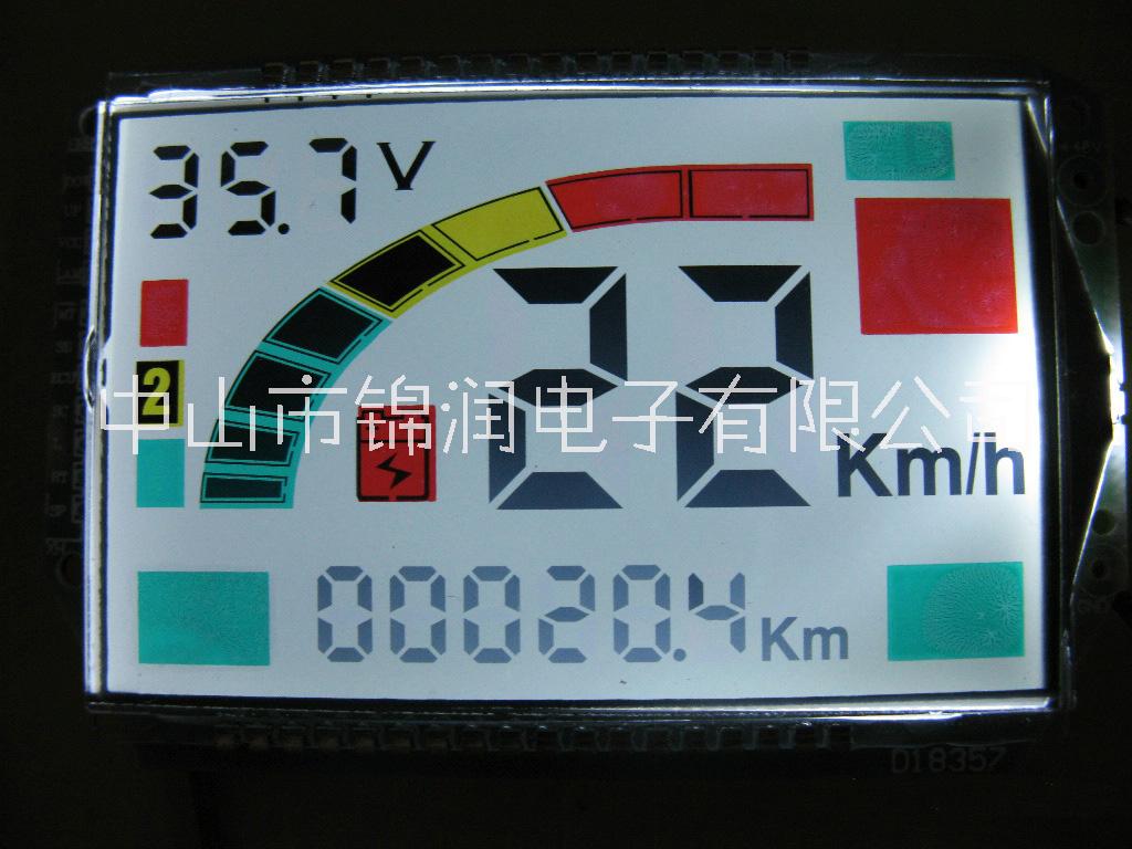 中山市电动车LCD液晶屏 TN段码屏厂家