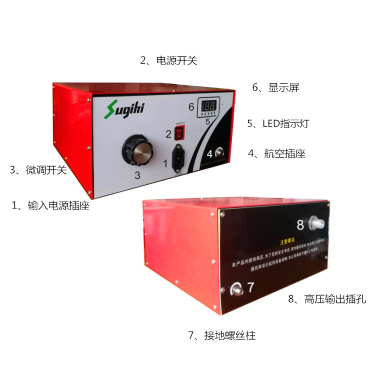 东莞静电产生器SK-2102 0-20KV定制厂家 江西静电产生器