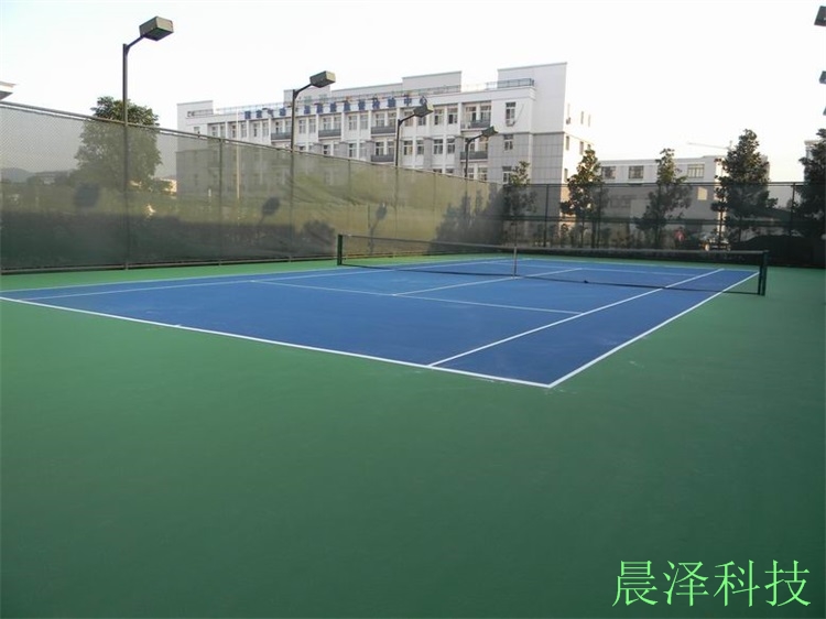 舟山塑胶硅PU网球场供应商