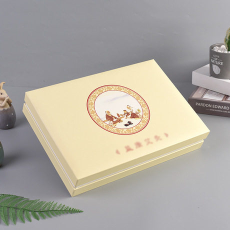 广州市白牛皮纸盒定做厂家白牛皮纸盒定做 月饼茶叶包装礼物盒 食品包装盒批发