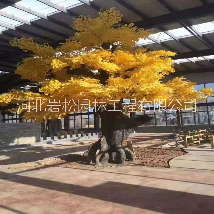 河北省 塑树制作 混凝土塑树 河北岩松园林工程有限公司图片