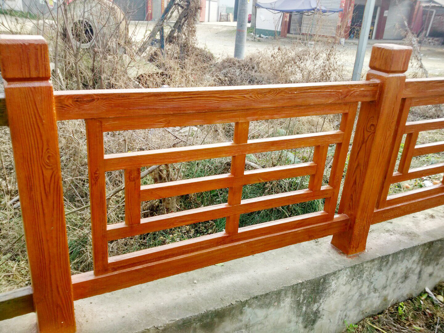 仿木栏杆，四川铸造石栏杆，GRC
