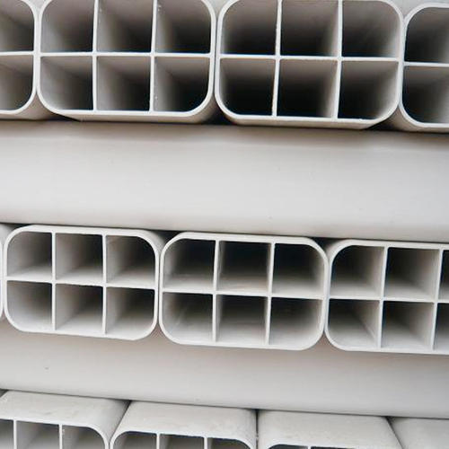 厂家供应 PVC格栅管 九孔格栅管 埋线通信管 塑料方管定制 pvc方管图片