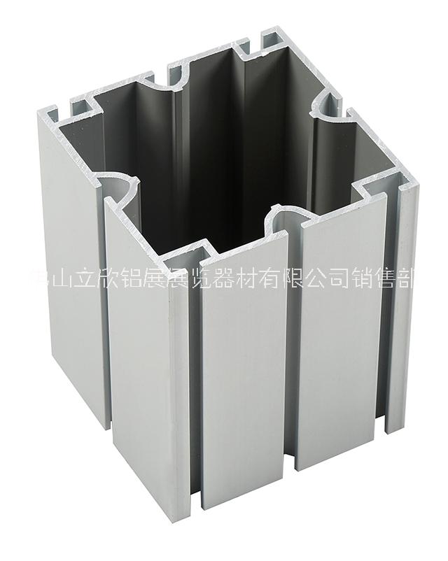 供应郑州80方柱 8分八槽方柱 特装展位搭建铝型材图片