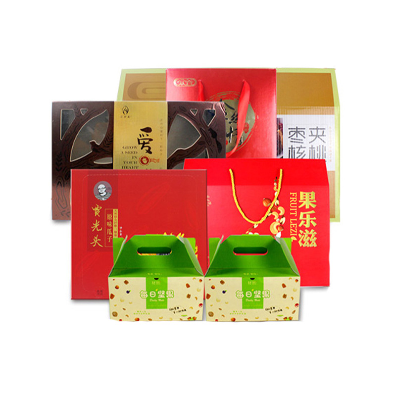 坚果礼盒定制北京包装厂家生产每日坚果包装盒图片