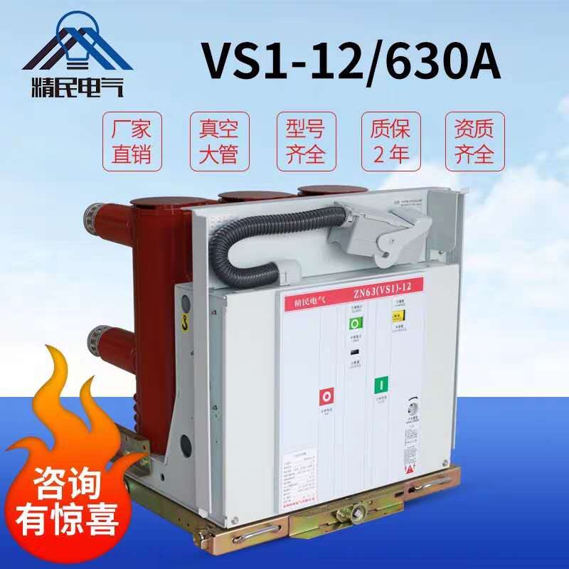 VS1-12/630高压户内真空断路器开关固定式 vs1真空断路器