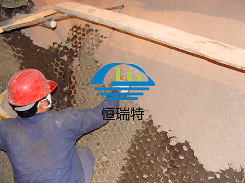 水泥厂熟料磨管道以及旋风分离器设备耐磨陶瓷涂料，DZ-GY09N
