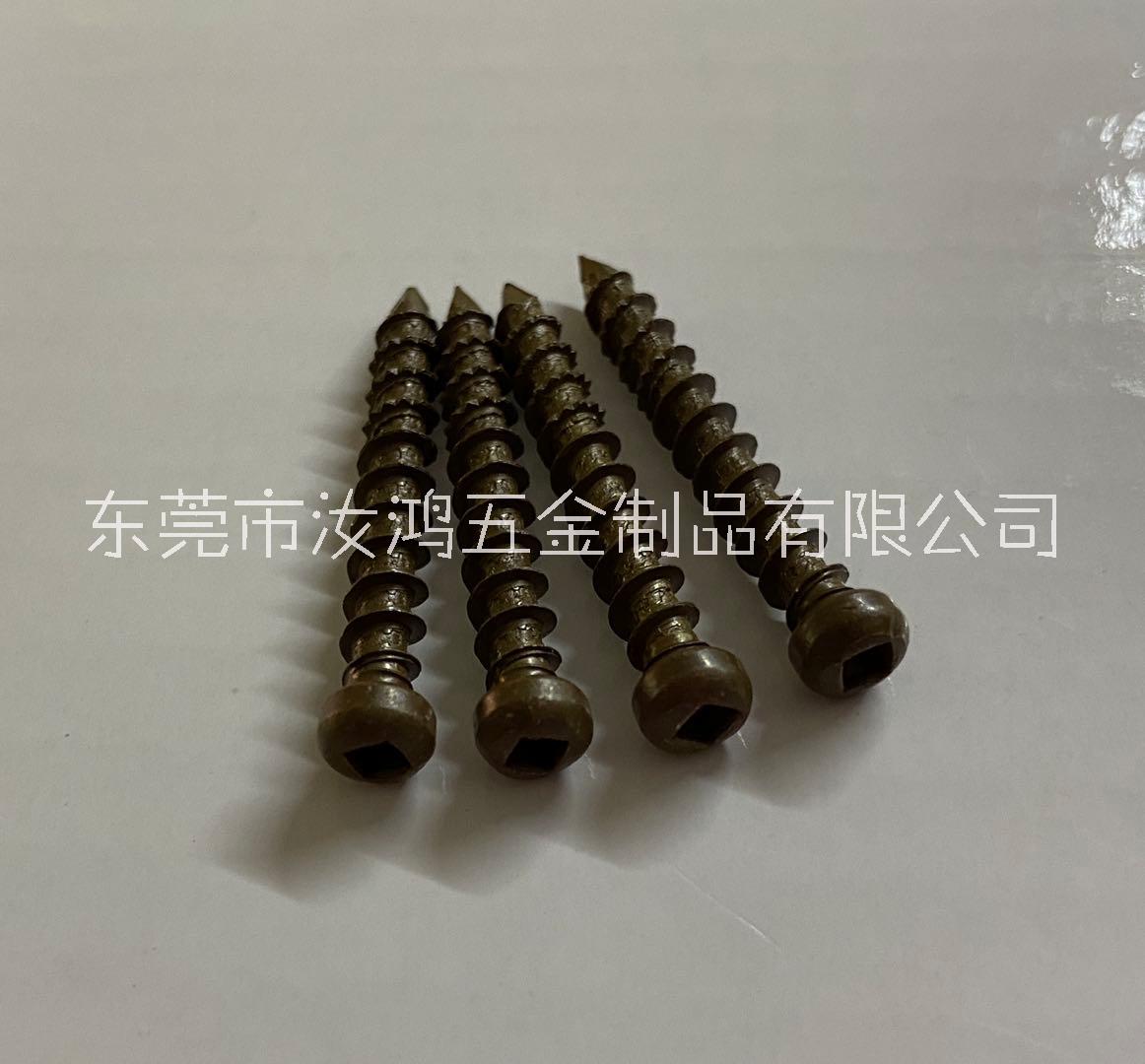 广东厂家自产自销  圆头方孔水泥钉带齿牙 非标订制 防锈处理 钻石尾水泥钉