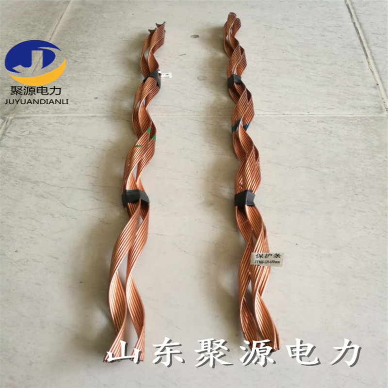 安徽热销  预绞式铜包钢护线条 铁路用预绞丝护线条图片