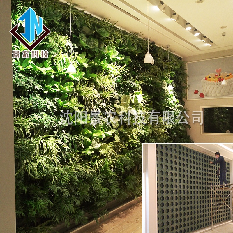 绿植墙 植物墙花盆 室内外景观批发