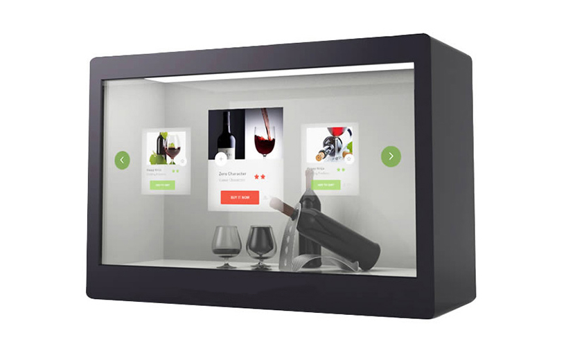 透明展示柜互动软件-互动LED透明屏软件图片