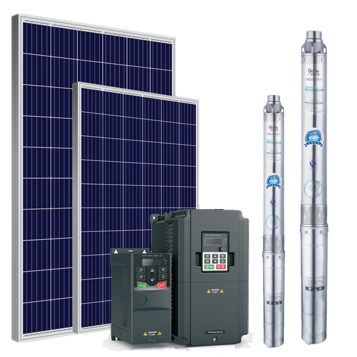 阳光未来 云南太阳能水泵  1.1kW光伏水泵系统 太阳能发电 不锈钢深井泵立式泵活塞泵