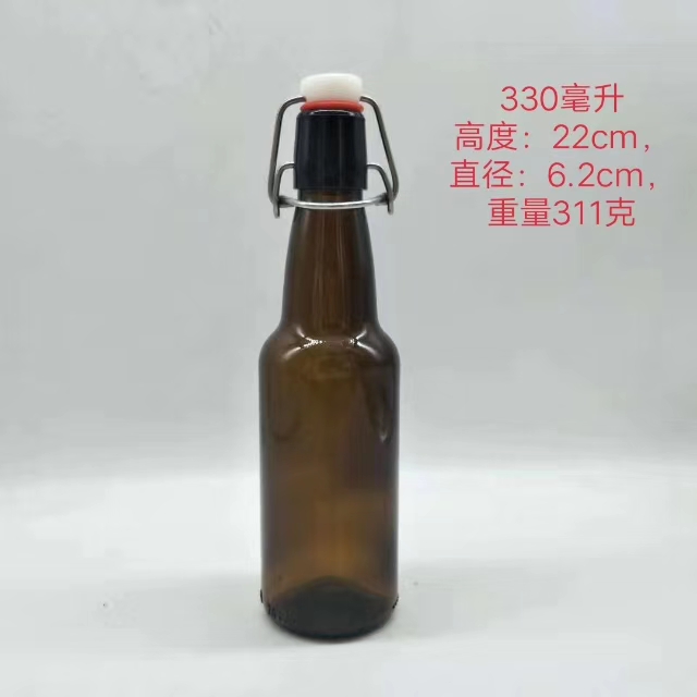 徐州市棕色玻璃瓶茶色玻璃瓶玻璃酒瓶厂家