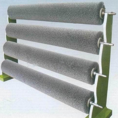厂家直销钢丝辊 批发生产钢丝刷辊 铝热轧机钢丝清刷棍 支持订做