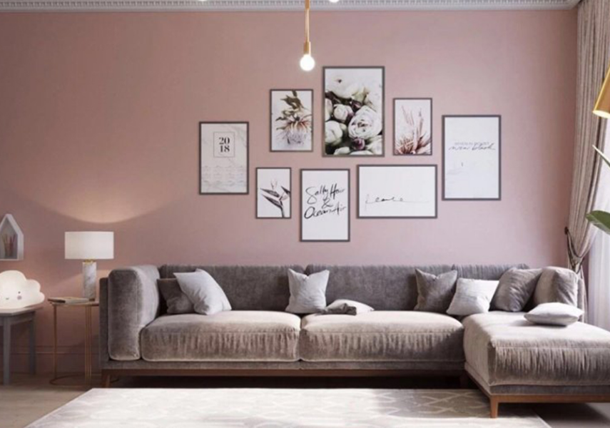 南充百合居打造的粉色气质单身女公寓 别墅设计施工室内装修