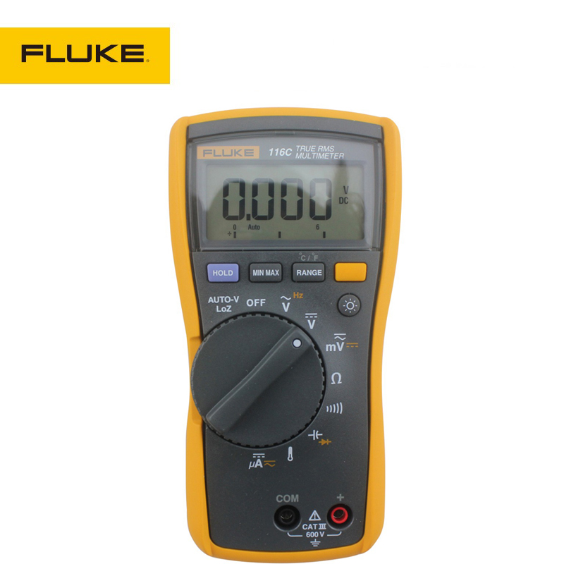 官方授权美国FLUKE福禄克F116C万用表 温度微安级电流测量仪表