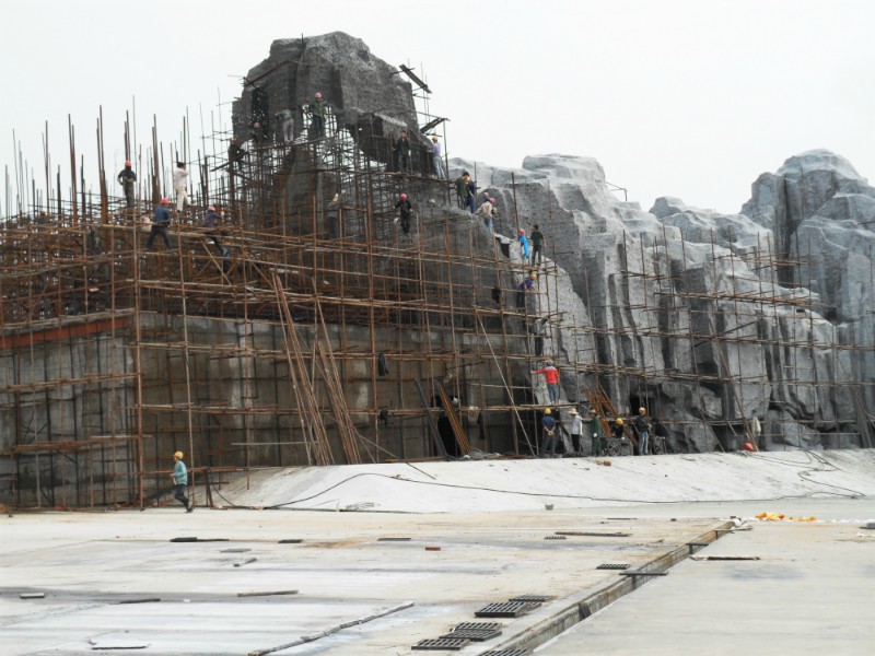 江苏假山雕塑公司哪里有-联系电话-效果图 东原城市景观建设