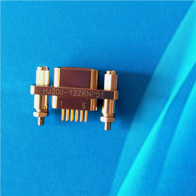 HJ30J-12ZKNP51插座高速传输微矩形电连接器直插厂家资料规格