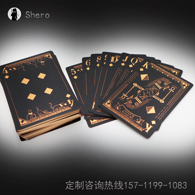 深圳市外贸烫金边游戏卡牌定制厂家