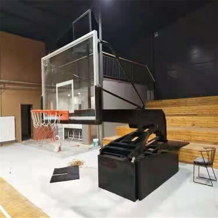 石家庄市电动液压篮球架家用方便收纳篮球架厂家